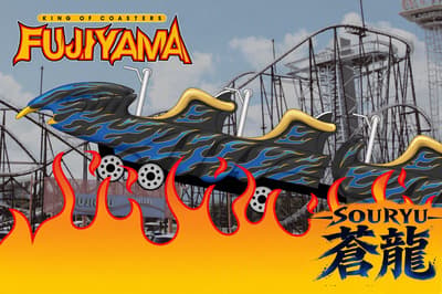 Fujiyama - King of Coasters di Fuji-Q Highland Mendapatkan Kereta Baru dengan Aksen Api Biru "SOURYU" untuk Peringatan 30 Tahun, Beroperasi Mulai 21 November