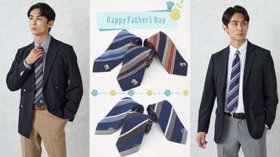 Perfect Suit FActory 推出趣味图案领带，打造父亲节理想好礼