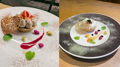 新宿 BISTRO CHURA 情人節和白色情人節限定生巧克力塔