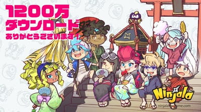 Ninjala Surpasses 12 Million Downloads Worldwide