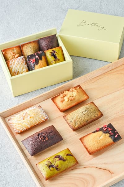 Buttery於三井LaLaport ANJO購物中心推出情人節限定禮盒，內含六款綜合費南雪