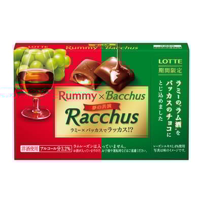 樂天首次 Rummy x Bacchus 聯名合作！「Rakkus」巧克力於 1 月 13 日上市