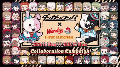 Danganronpa Series Collaboration at Wendy's First Kitchen From November 13 Brings Lime Chili Potato, A4 Clear File Set and Flagship-Store Exclusives