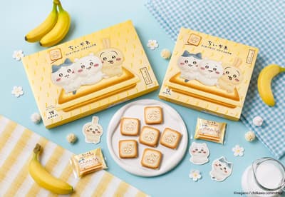 吉伊卡哇 x 東京香蕉聯名再度來襲，推出餅乾三明治與首款托特包組合