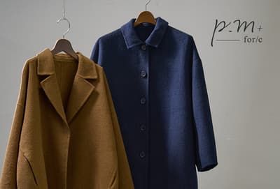 Premium Line for/c p.m Launches October 13 With Autumn and Winter Coat Styling Ideas