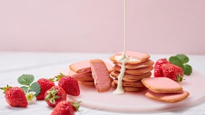 Se presenta un nuevo souvenir de Fukuoka: las galletas lengua de gato de fresa Amaou de Morozoff, "Zou no Amaou Ichigo"
