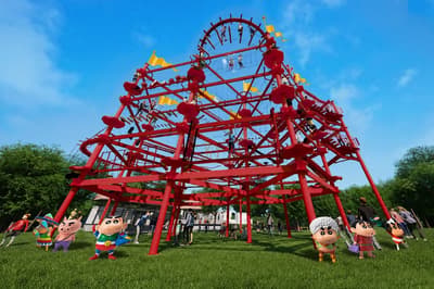 Nijigen no Mori's Crayon Shin-chan Adventure Park to Renew in Spring 2027 with New 11-Meter Athletic Course