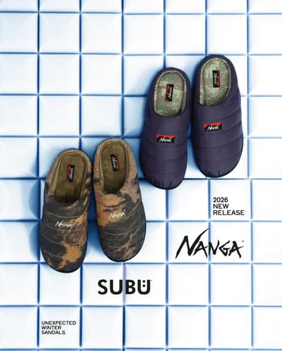 NANGA x SUBU Winter Sandal Collaboration Returns for a Sixth Year With New MOUNTAIN PIXELATE Model