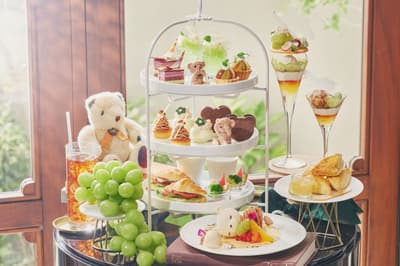 Los restaurantes Best Bridal de Yokohama y Omiya sirven un té de la tarde otoñal de ositos y uvas moscatel desde el 15 de septiembre