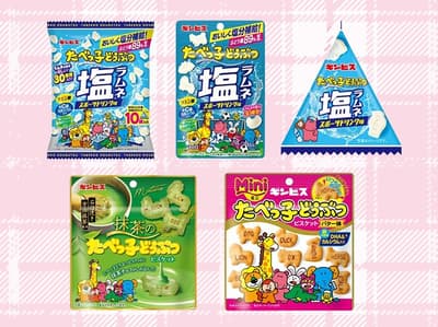 GINBIS CO., LTD. April 2026 New Products — Tabekko Dobutsu Salt Ramune Sports Drink Flavor, Matcha Tabekko Dobutsu, and Mini Tabekko Dobutsu Butter Flavor