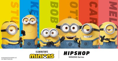 미니언즈(MINIONS)와 언더웨어 브랜드 힙샵(HIPSHOP)이 처음으로 손을 잡고 2026년 7월 10일 특별 컬렉션을 선보입니다