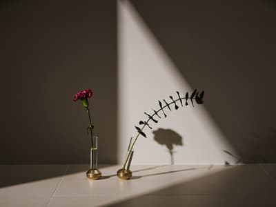 NAGAE+ 推出 a/sym 黃銅花瓶，呈現對稱與非對稱之美