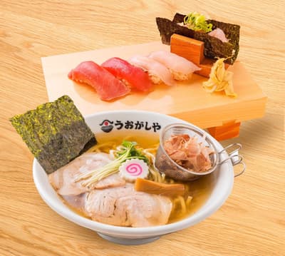 Toko Sushi dan Ramen Uogashiya Buka 15 Detik dari Stasiun Nakameguro pada 29 Oktober