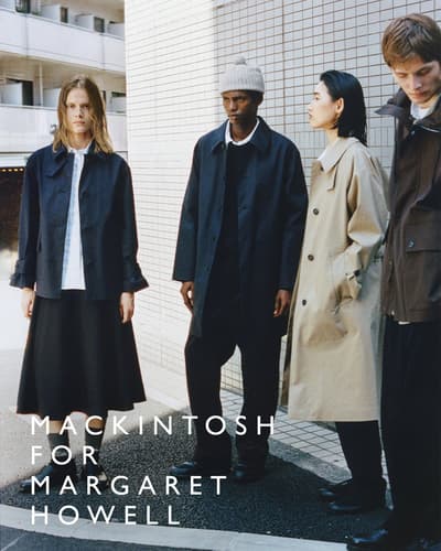 La colección de abrigos y blusones de Margaret Howell y Mackintosh sale a la venta el 7 de octubre