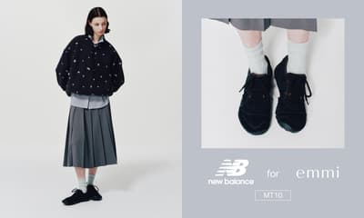 emmi lanza la exclusiva zapatilla New Balance MT10 en ante negro el 15 de octubre