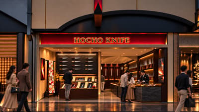 Toko Pisau Jepang Online HOCHO KNIFE Membuka Toko Fisik Pertamanya di Sannomiya, Kobe pada 14 November