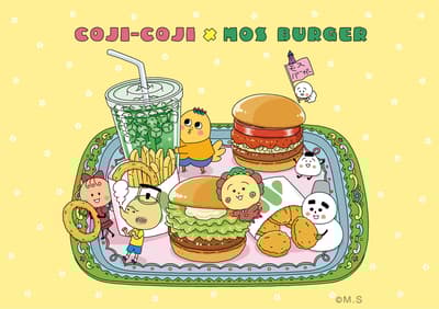 Mos Burger 首次聯手 Coji-Coji 推出合作企劃，獨家贈品與全新兒童餐同步登場