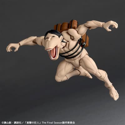 Attack on Titan's Cart Titan Becomes a Posable Figure in Revoltech Amazing Yamaguchi Series, Pre-Orders Open at AmiAmi