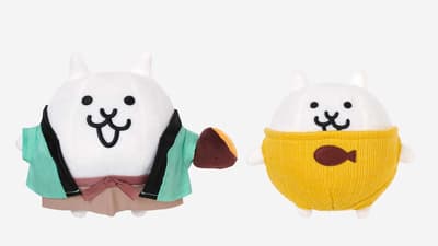 Nyanko Daishoten Adds Wall Calendar and Plush Toys "ネコ店長（屋台）" and "ネコ店員（屋台）"