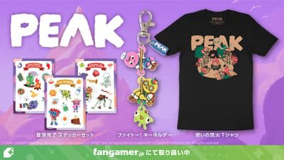 Fangamer Japan 首波「PEAK」周邊商品登場 — T恤、鑰匙圈與貼紙組合