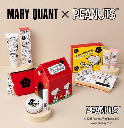 Koleksi Desain MARY QUANT × Peanuts Hadirkan Snoopy dalam Produk Touch-Up Makeup, Perawatan Tangan, dan Pembersih