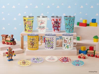 Maebata lanza nuevos vasos de acero inoxidable, tazas y posavasos de Toy Story de Disney y Pixar a partir de principios de agosto