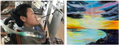 汇聚世界口足画家作品的画展将于6月12日至14日在广岛举行