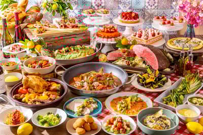 Hilton Nagoya Spring Lunch & Dinner Buffet - Southern Italian Cuisine and Strawberry Sweets