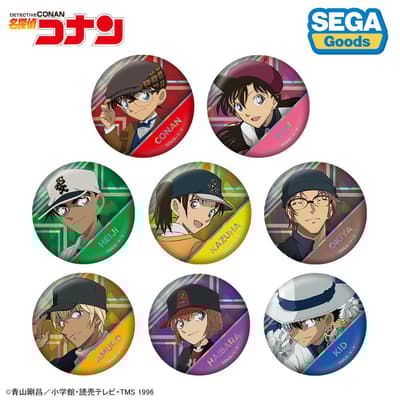 SEGA FAVE推出《名偵探柯南》閃亮全息徽章第二彈，角色戴帽造型登場