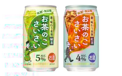 三得利在東北地區推出「お茶 поки さ い さ い」綠茶和紅茶 RTD 飲品