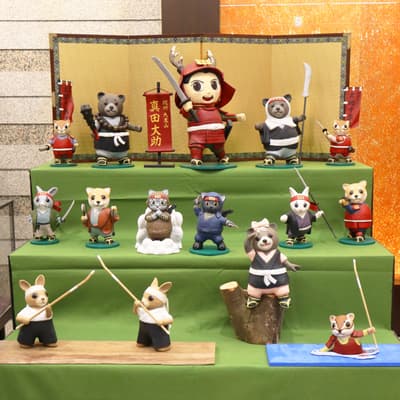 和歌山格蘭比亞酒店舉辦九度山町屋人偶巡遊預覽大廳展