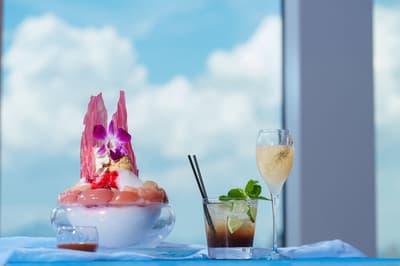 Westin Hotel Sendai Serves Summer Shaved Ice and Cocktails Featuring Fukushima Peaches