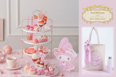 New "Summer Gift From My Melody" Plan Adds Outing Items to "My Melody Peach Tea Party" at The Westin Sendai
