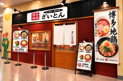 Kedai Ramen Zaiton, 16 Tahun di Nagoya dan Kashii, Buka di Hakata Bus Terminal