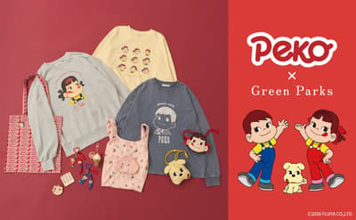 Green Parks Merilis Koleksi Kolaborasi Peko-chan pada 9 Oktober dalam Rangka Peringatan 75 Tahun Milky