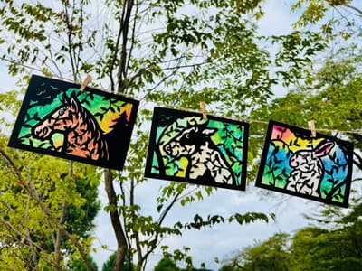 나스 센본마츠 목장, 페이퍼 커팅 아티스트 하야카와 텟페이 및 킷파스(Kitpas)와 함께하는 '빛의 스카시에' 아트 워크숍 개최
