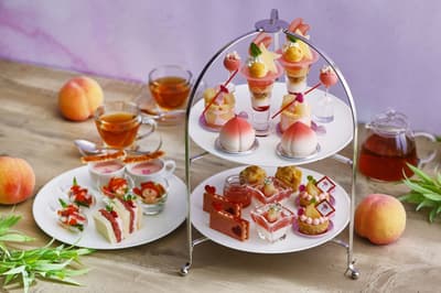 Tokyo Marriott Hotel Launches Summer Peach Afternoon Tea Featuring Yamanashi "Maruto Farm" Peaches