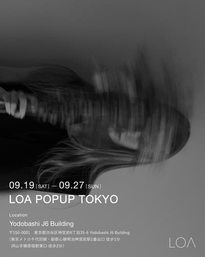 LOA의 14가지 향수를 모두 만날 수 있는 'LOA POPUP TOKYO' 하라주쿠 개최, 브랜드 최초의 헤어 툴과 헤어웨어 'DRESS' 공개