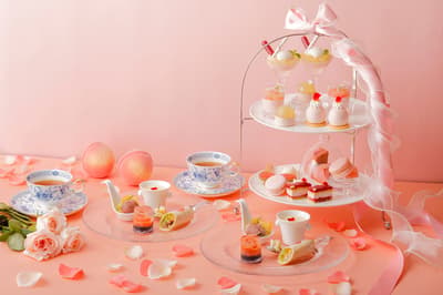Biwako Marriott Hotel to Offer Peach and Rose Afternoon Tea This Summer