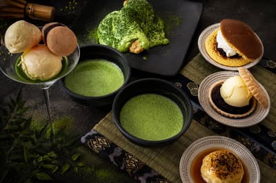 CROSS POINT NAKASUKAWABATA di Fukuoka Meluncurkan Kafe Matcha Kyushu
