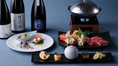 Sunshine City Prince Hotel Menyajikan Paket Kaiseki Kolaborasi Tatsuuma Honke Shuzo Terbatas di Washoku Musashino
