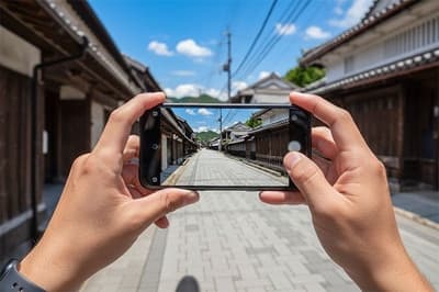 专业摄影师在风景如画的播州赤穗一日游中传授摄影秘诀