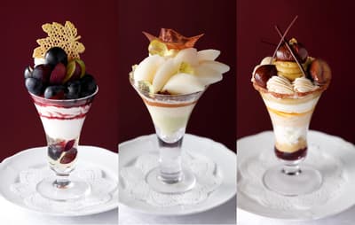 Shiseido Parlour Ginza Main Store Salon de Café Unveils Autumn Parfaits Starring Seasonal Fruit for September