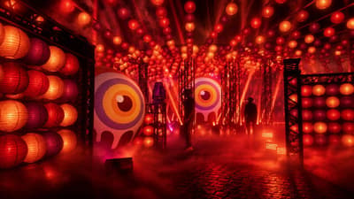 CHIMNEY TOWN HALLOWEEN 2026 in NAMBA, 10월 15일부터 18일까지 난바 광장을 5,000여 개의 랜턴과 눈알 오브제로 꾸며진 예술 공간으로 탈바꿈