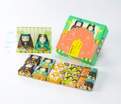Hinamatsuri Kibidango พร้อมตุ๊กตาฮินะพับกระดาษ – ชุดพรีเมียมรุ่นลิมิเต็ดอิดิชั่นโดย Yamagata Eijudo