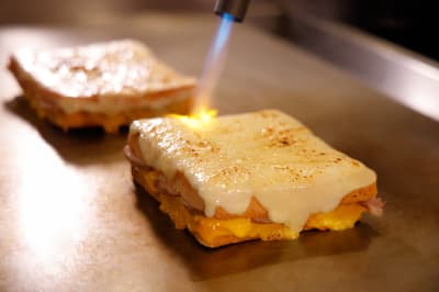 Cross Hotel Osaka Adds Croque Monsieur and Yaki Onigiri to Its Breakfast Buffet Live Kitchen