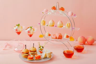 Nankishirahama Marriott Hotel Launches "Arakawa Peach Afternoon Tea" Featuring Wakayama's Summer Peaches