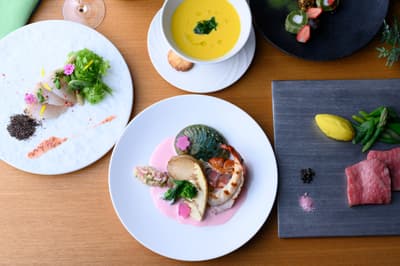 白馬萬豪庭院酒店推出以信州當地食材為特色的春季套餐