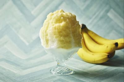 Hibiya Cafe LEXUS MEETS... Serves Shugetsudo-Supervised Banana Kakigori and Kuzukiri This Summer