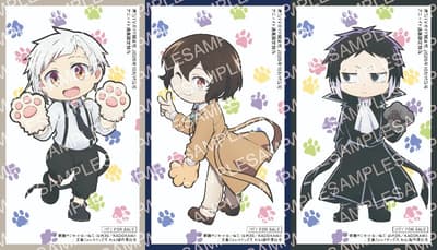 Weekly TV Guide's October 16 Issue Teams Up with Bungo Stray Dogs Wan! 2, Revealing Original Card Designs